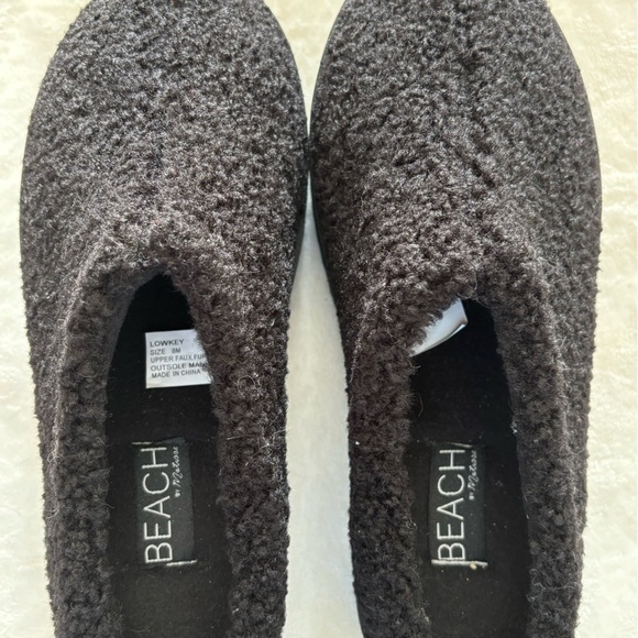 Faux shearling slip on platform shoe - Picture 2 of 4